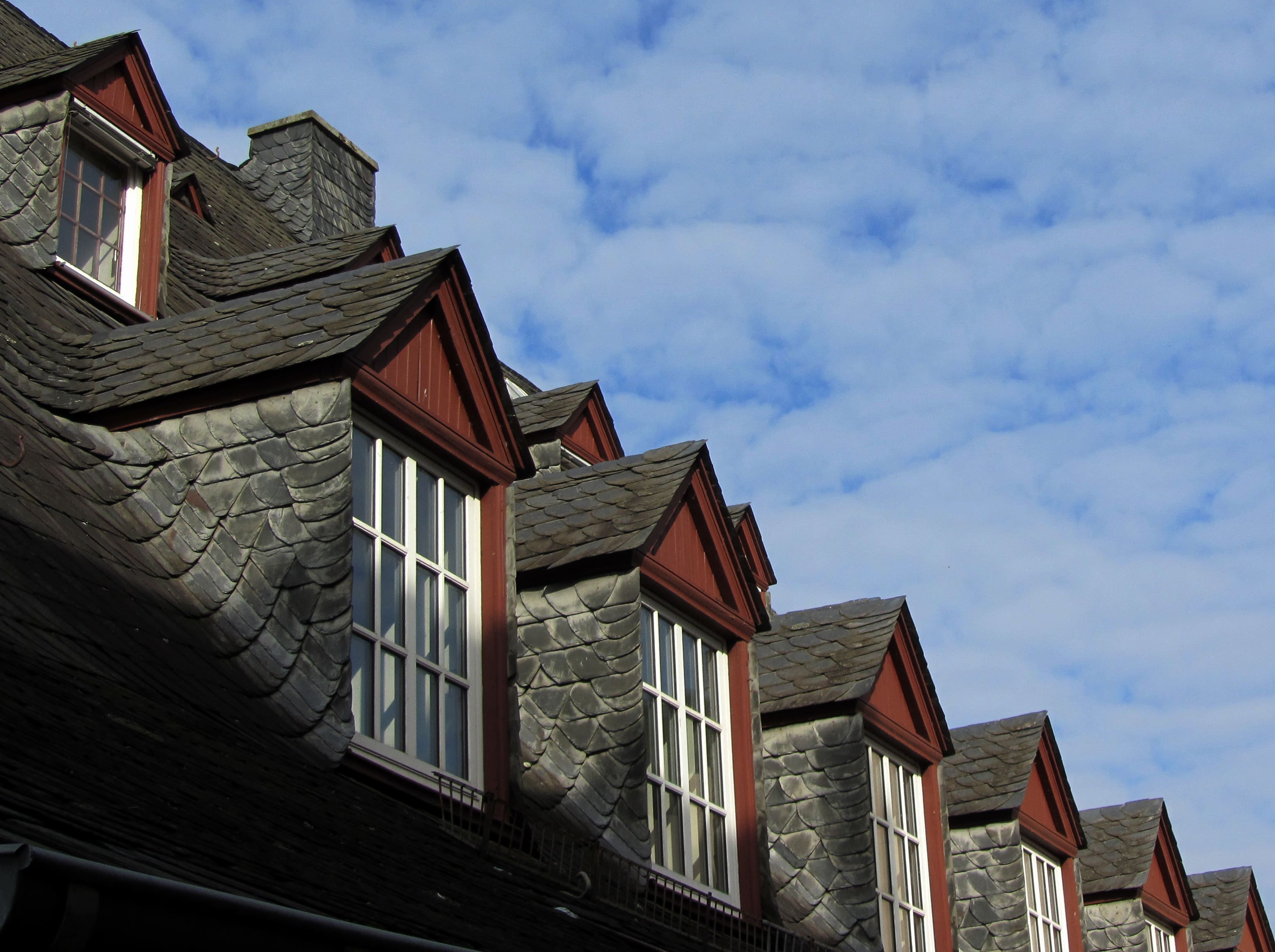 Pokrycia dachowe - obraz